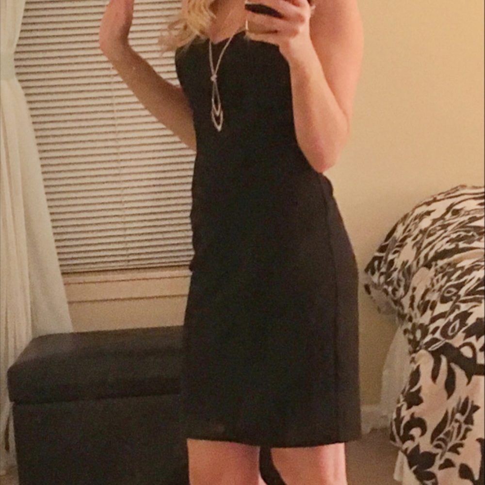 Diane Von Furstenberg DVF Black Cocktail Dress 6